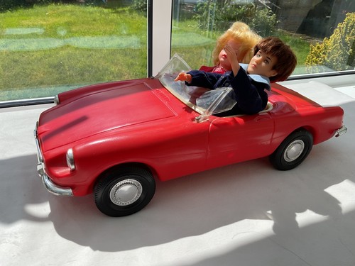 Vintage sindy boxed doll car - vintage,